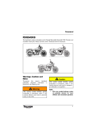 Triumph Bonneville - T100 - Thruxton - Scrambler - 2008 - Owners manual EN 